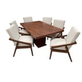 thumbnail image 3 of Set de Comedor SALVANTO Dallas 6 Sillas Chapa de Parota Color Tzalam 160x100 cm, 3 of 6