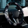 thumbnail image 6 of Wolf 14.5 Inch Printing PVC Leather Car Wheel Cover Steering Wheel Cover Steering Wheel Covers Auto Accessories, 6 of 6