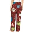 thumbnail image 3 of Daiia Coffee Cups Women's Sleep Pant with Pockets and Drawstring,Pajama Pants-XX-Large, 3 of 9