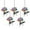 D, variant on Vikakiooze Home Decor Cute Cows Car Hanging Ornament with Colorful -Balloon Hanging Ornament Decors HOT