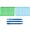 Blue & Green, variant on Loel 20pcs 22 Inch Heatless Spiral Hair Rollers, Magic Curl Styling Tools for Long Hair