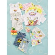 Spongebob X Justice Girls Oversized Tee, Sizes XS - XLP