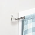 thumbnail image 2 of Mainstays Heavy Duty Adjustable Basic Curtain Rod, 28-48", Satin Silver, 2 of 8