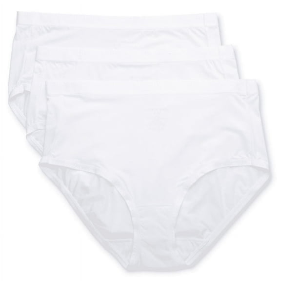 Vanity Fair Lingerie Women's Comfort Where It Counts Brief Underwear, 3-Pack