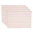 thumbnail image 2 of Saro Lifestyle Classic Striped Whipstitch Pom Pom Placemat (Set of 4), 2 of 5