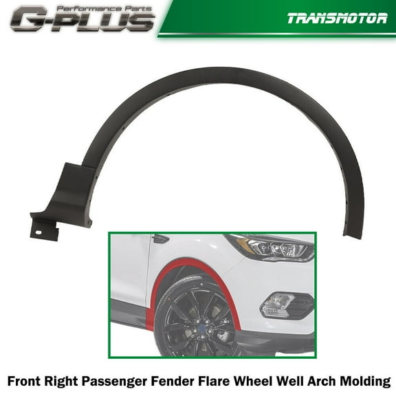 Fits for Ford Escape 2013 2014 2015 2016 Wheel Arch Molding Right Front Right -