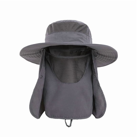 Large Brimmed Fisherman Hat for Sun Protection | Outdoor Hiking, Fishing, Gardening, Travel & Speed Drying