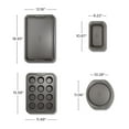 thumbnail image 7 of Ninja Foodi NeverStick Premium 5-Piece Bakeware Set, Aluminum, Oven Safe, 7 of 7