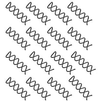 Casewin 20 Piece Spiral Hair Pins Hairpins Spiral Bobby Pins Non-Scratch Round Tips Hair Accessories Twist Screw Hair Pin for Women Girls Bun Hair Style DIY, Black