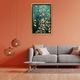 thumbnail image 3 of Cuadro Decorativo para sala o recamara Jardín natural encantado HD con marco flotado Maxigráfica Shop Canvas Abstracto Elegante, 3 of 3
