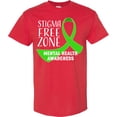 thumbnail image 3 of Inktastic Stigma Free Zone Mental Health Awareness T-Shirt, 3 of 5
