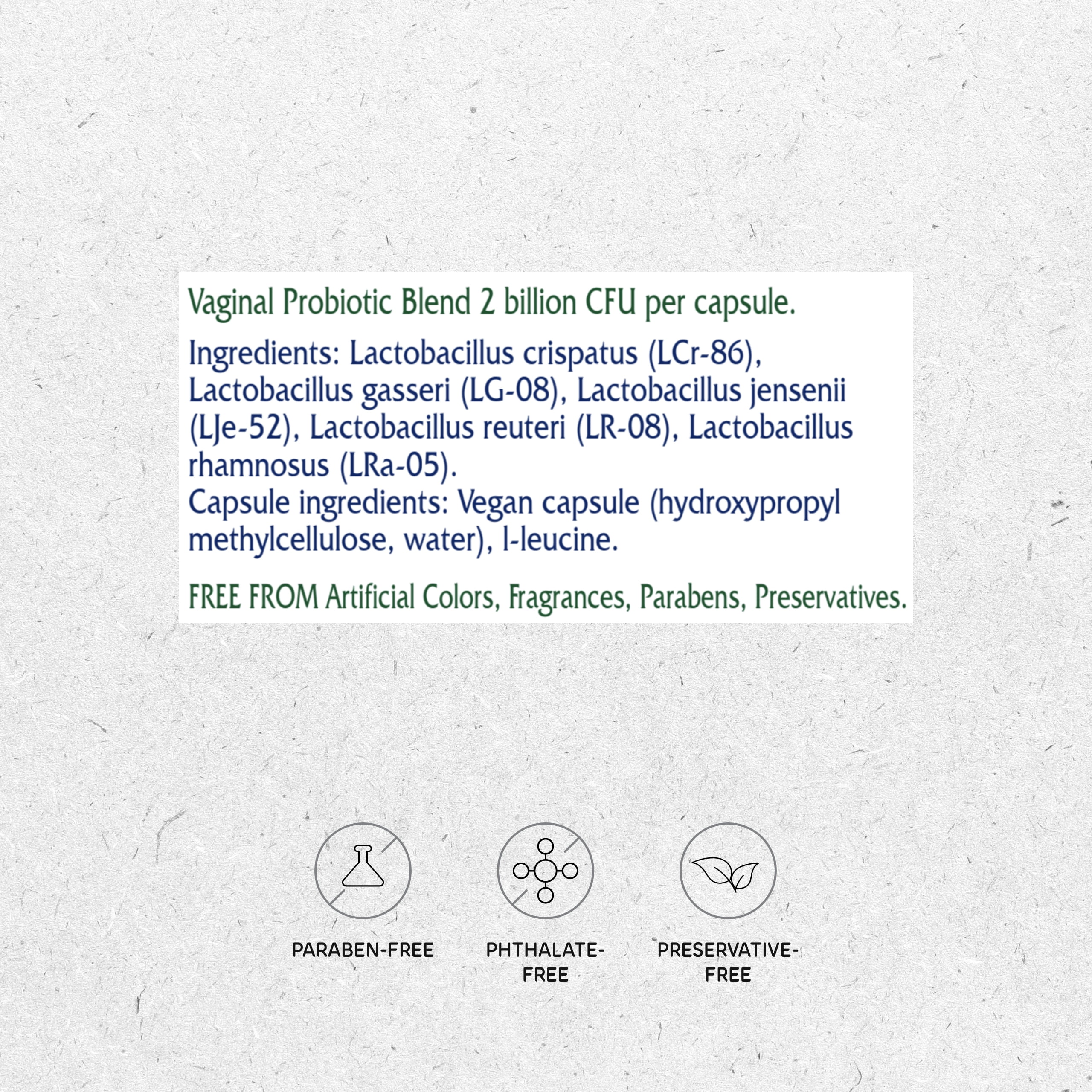 Vitanica V-Probiotics, 30 Suppository Capsules