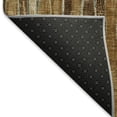 thumbnail image 5 of Addison Rugs Mayfield Premium Machine Washable Transitional Stripes Mocha Round Rug, 8' x 8', 5 of 5