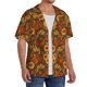 thumbnail image 2 of Fotbe Chicken And Rooster Camisa Estampada de Manga Corta para Hombre, Casual de Verano, Estilo Playero, Sin Arrugas-X-Large, 2 of 5