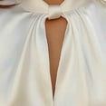 thumbnail image 6 of Vmvidoty Women's Dressy Business Casual Blouses Silk Puff Sleeve Tops Summer Outfits V Neck Pleated Work Shirts 2026 White S, 6 of 6