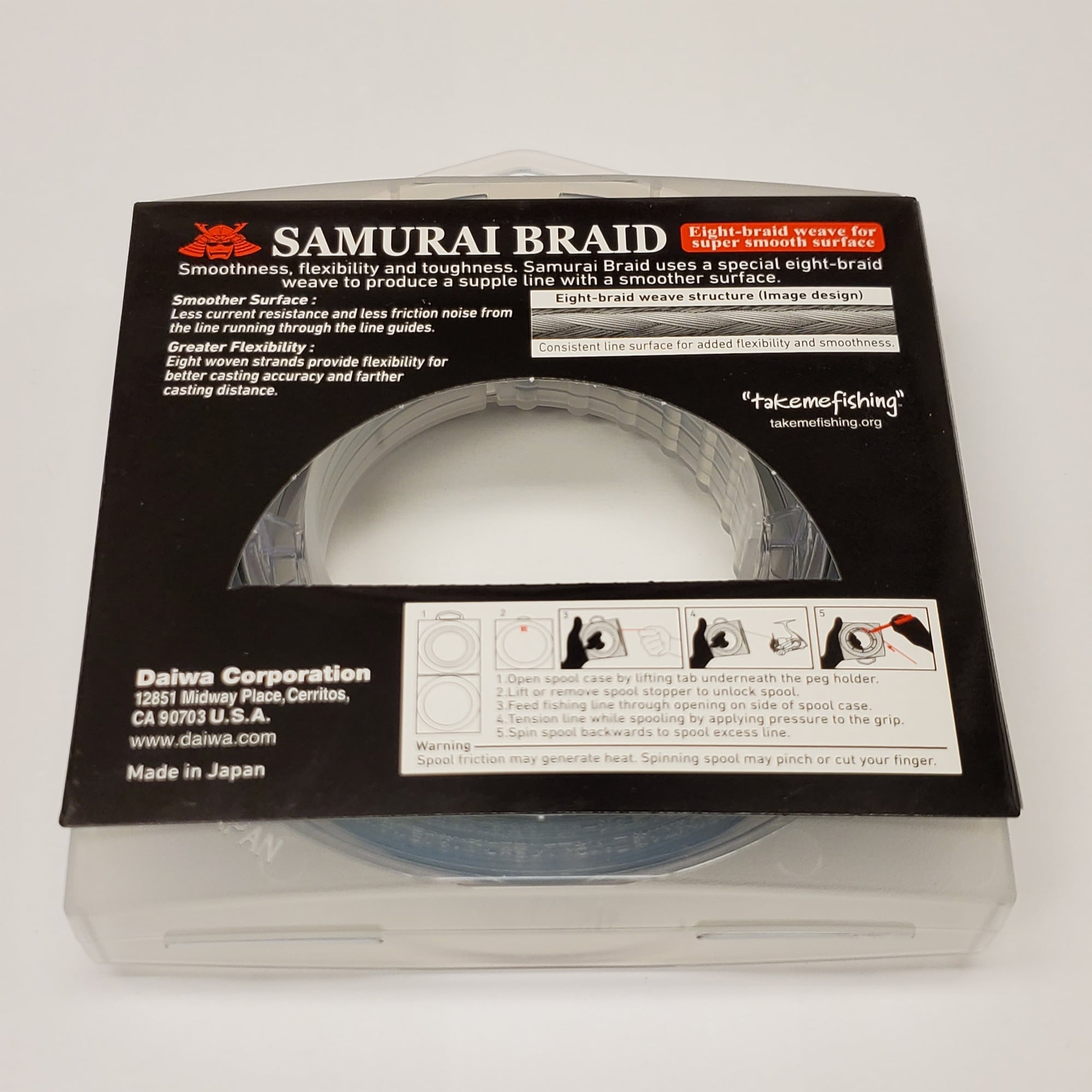 Daiwa SAMURAI Braided Line 40lb 1500yd Bulk Spool Spinning Braid DSB-B40LBG New