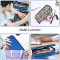 thumbnail image 5 of Goofa Gold Flamingo Pattern Big Capacity Pencil Pen Case Office College Large Storage High Capacity Bag Pouch Holder Box Organizer, 5 of 9