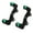 Green, variant on LAZIOEGR 2Pcs Carbon Fiber Steering Wheel External Horn Button Kit for 6 Bolts Red (7.87 inches / 20 cm)