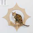 thumbnail image 5 of Armarkat Sun Shape Cat Wall Shelf Modern Wood Climbing Furniture 35in 15lbs Limit, 5 of 7