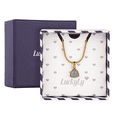 thumbnail image 1 of Collares para Mujer Oro 18k con Piedra de Nacimiento, LuckyLy Acero Inoxidable Baño Oro 18k, Cadena y Dije – Joyería ideal como Regalos para Mujer Cumpleaños y Regalos para Mamá Navidad, verde Agosto, 1 of 7