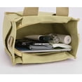 thumbnail image 3 of Small Ladies Canvas Pocket Tote Bag, Cute Mini Crossbody Bag, Casual Crossbody Bag, Hobo Messenger Tote Bag, 3 of 6