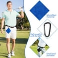 thumbnail image 4 of 2 piezas de toalla de pelota de golf, toalla de golf negra húmeda y seca, toalla de golf de bolsillo con clip, toalla de pelota de golf para golf, 4 of 5