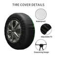 thumbnail image 4 of Kdxio St Patrick's Day5 for Tire Cover Wheel Protectors Tyre Covers Weatherproof Wheel Covers Universal Fit for Trailer Rv SUV Truck Camper Travel Trailers 17 inch, 4 of 8