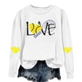 thumbnail image 4 of Timegard Sweatshirt for Women Print Drop Shoulder Crewneck Pullover Fall Casual Comfy Long Sleeve Tops, 4 of 4