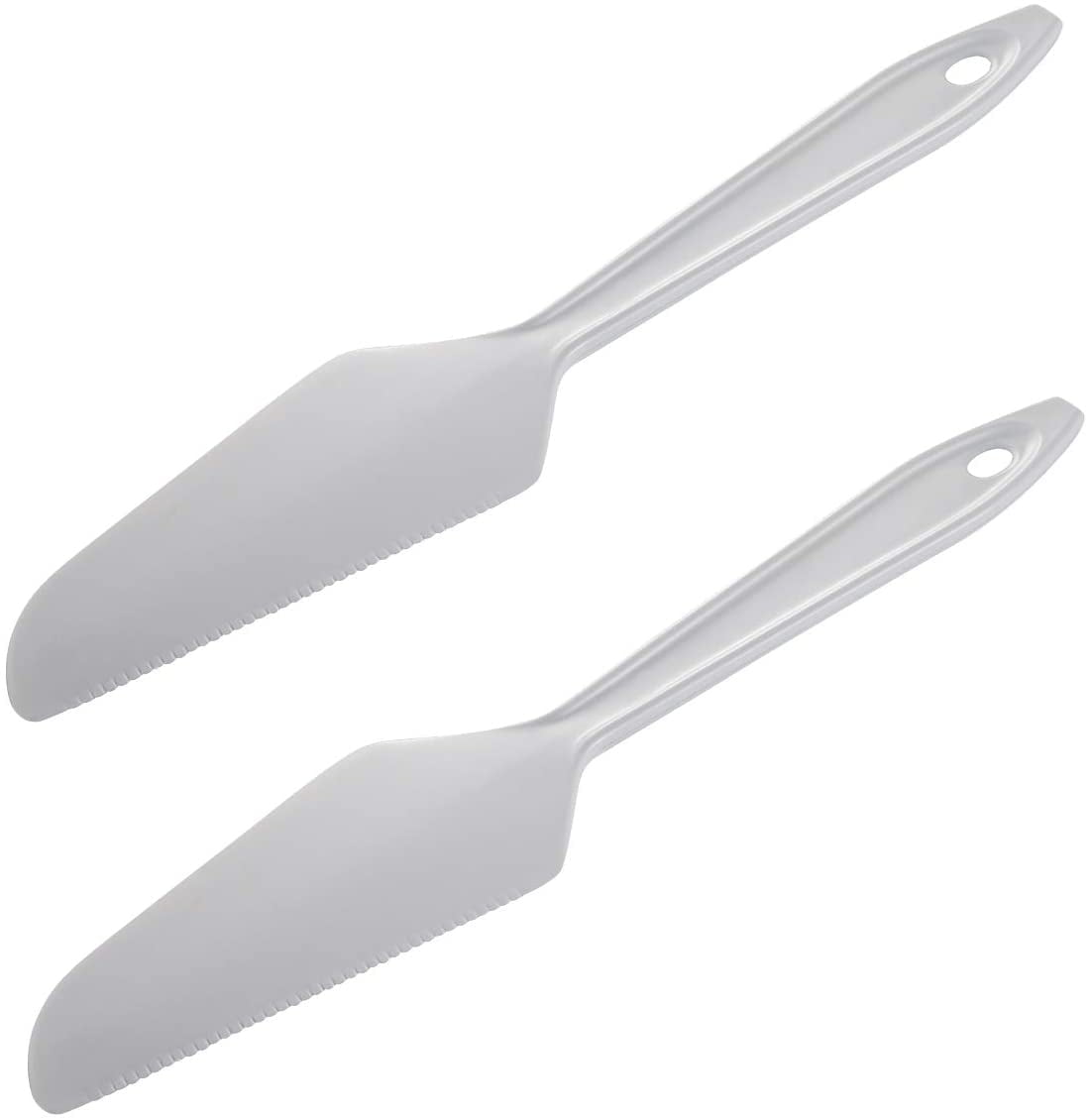 Hutzler Lopol Nylon plastic cake knife, 11", White (37012WH)