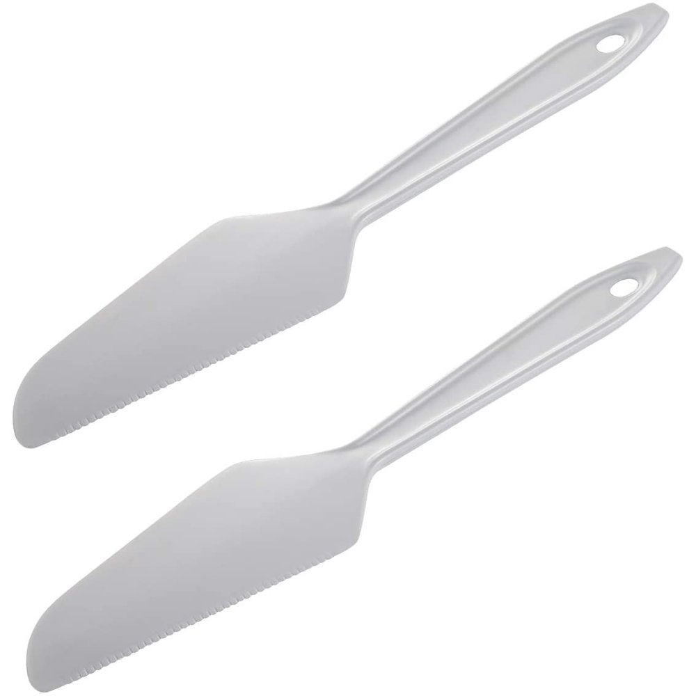 Hutzler Lopol Nylon plastic cake knife, 11", White (37012WH) Walmart