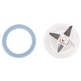 thumbnail image 3 of Hamilton Blender Replacement Blade Set with Sealing Ring - Premium Stainless Steel & Food-Grade Plastic Construction, BPA-Free, Easy Installation, Ideal for Chopping/Grinding/Mixing, Dishwasher Safe,, 3 of 6