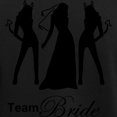 thumbnail image 3 of CafePress - Team Bride Women's Dark Pajamas - Women's Short Sleeve Print T-Shirt and Pants Dark Cotton Pajama Set, 3 of 7