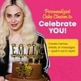 thumbnail image 7 of Gold Glitter Letter H - Luxury Cake Topper Candle for Birthdays, Weddings & Anniversaries - Reusable Food Safe Acrylic, Shiny Mirror Finish - Happy Birthday Cake Topper Décor, 7 of 7