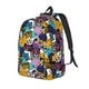 thumbnail image 1 of Balery Retro Panther Mochila Clásica Impresa Básica para Viaje, Mochila Escolar Resistente al Agua, Mochila de Lona con Correas Ajustables-Medium, 1 of 5