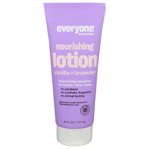 Everyone Vanilla and Lavender 3 in 1 Lotion, 6 Fluid Ounce 1 each