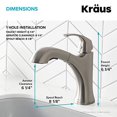 thumbnail image 4 of Kraus KPF-2252SFS Oren Spot Free Stainless Steel Dual Function Pull-Out Kitchen Faucet, 4 of 6
