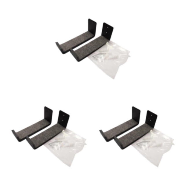 VONKY Versatile Wall Rack Surfboard Shelf Hook Practical Shortboards Hanger for Indoor Type1 3Set