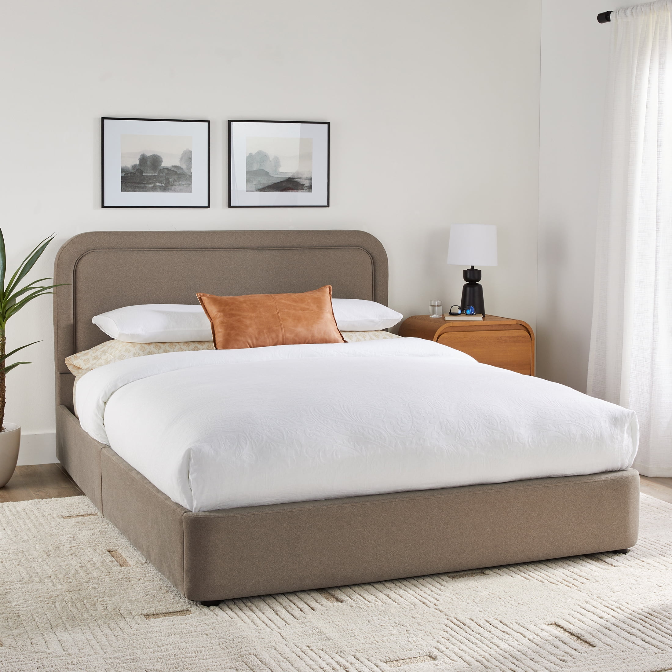 Better Homes & Gardens Juliet King Platform Bed, Sand