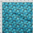 thumbnail image 4 of oneOone Rayon Aqua Blue Fabric Asian Chinese Floral Sewing Fabric By The Yard Printed Diy Clothing Sewing Supplies 56 Inch Wide, 4 of 4