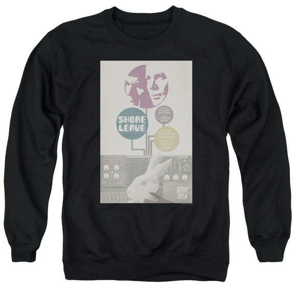 Star Trek Tos Episode 15 Adult Crewneck Sweatshirt Black