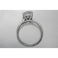 thumbnail image 6 of 2.50 Ct Stunning Round Real Natural Moissanite Diamond Engagement Rings for Women Fine 14K White Gold, 6 of 9