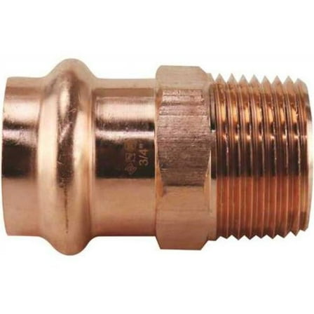 The Mosack Group XPRMA34 0.75 in. Copper Press x MPT Adapter