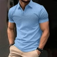 thumbnail image 2 of Maean Men's Golf Shirts Short Sleeve Collared T Shirt Casual Work Shirts Summer Fashion Printed Tee, 2 of 3