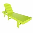 thumbnail image 2 of WestinTrends Classic Adirondack Poly Reclining Chaise Lounge,Lime, 2 of 5