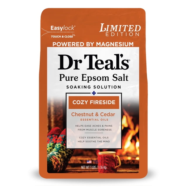 Sales de Epsom con Magnesio Dr Teal's Cozy Fireside 1,36 kg