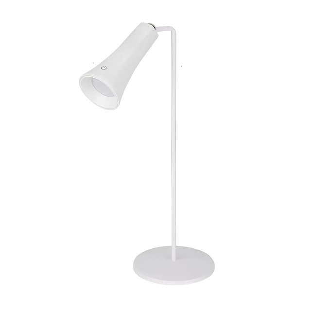 Lámpara Xtellar De Escritorio Led Recargable Control Táctil Lámpara De Mesa 3 Modos 4 En 1 Hogar Portátil Inalámbrico Oficina Color Blanco