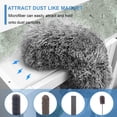 thumbnail image 4 of Upgraded Dusters for Cleaning (6pcs), Ceiling Fan Duster with 100" Thickened Extension Pole, Extendable Long Microfiber Duster for High Ceilings, Reusable & Washable Dusting Wand by, 4 of 4