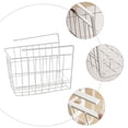 thumbnail image 3 of FONDOTIN 1Pack Household Organizer Grid Hanging Storage 23.5x8.3in White, 3 of 8