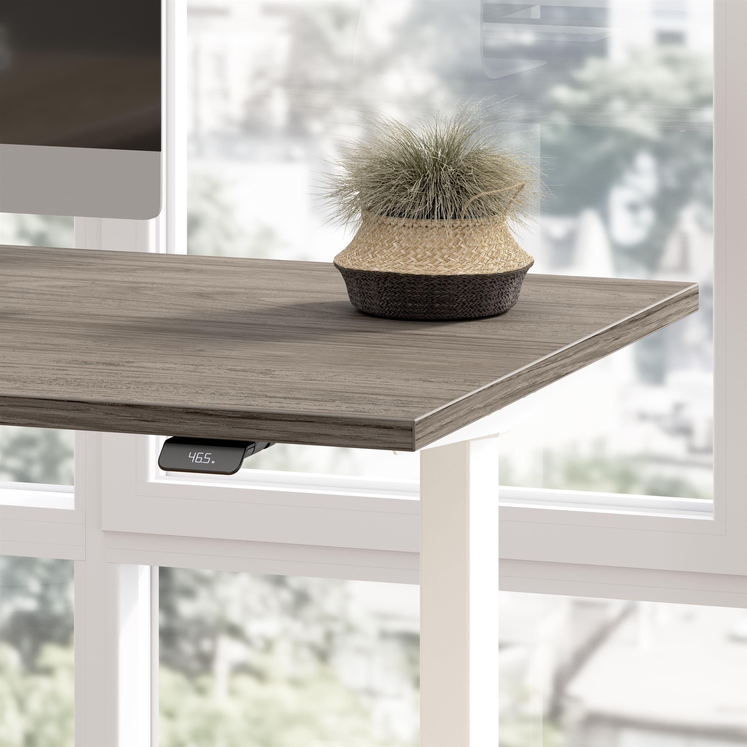 Move 40 Series 72W Adjustable Standing Desk in Modern Hickory - Engineered Wood