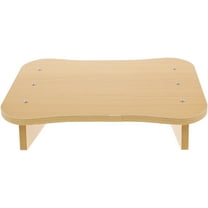 Wooden Nursing Foot Stool Natural Wood Footrest Desk Chair Slant Footrest for Office Home Bedroom Living Room Bathrooms